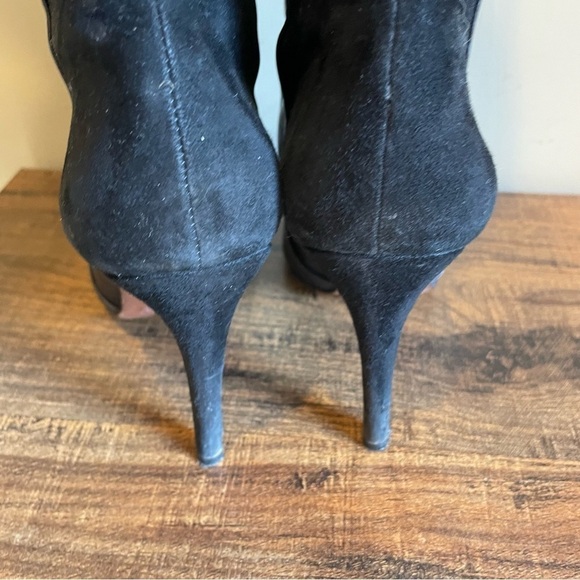 Coach Leather and Suede Tall Boot Size 7 Black - Picture 9 of 11